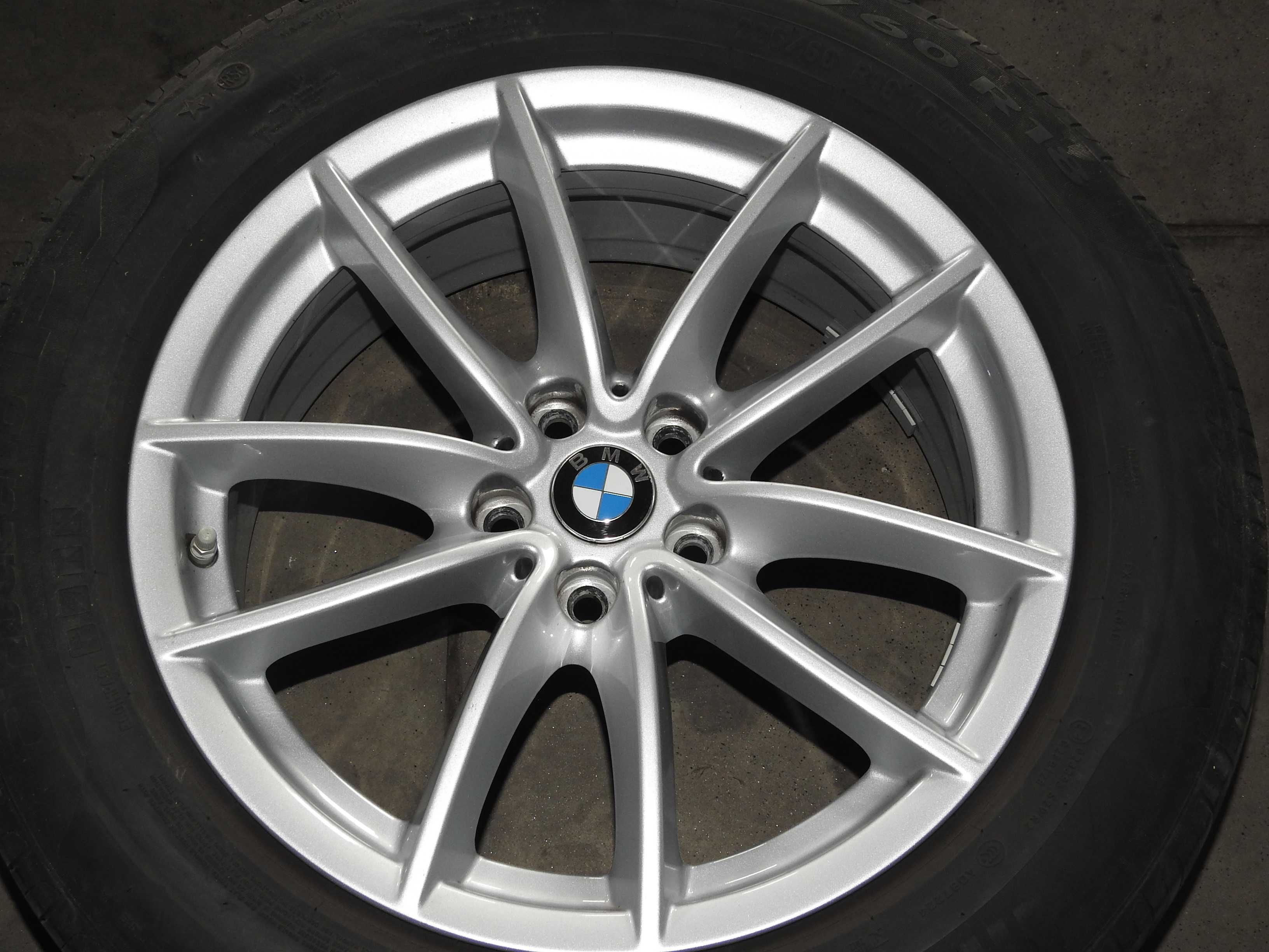 4xALUFELGI BMW 18" 5X112 ET22 7J oryginał z czujnikami 18rok stan BDB