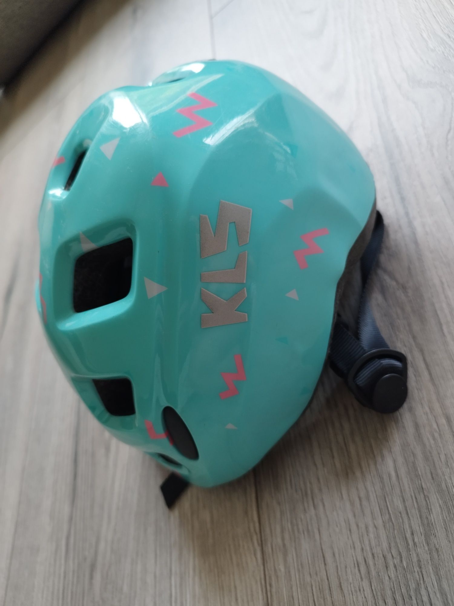 Kask rowerowy Kellys Zigzag rozmiar XS jasny niebieski błękitny