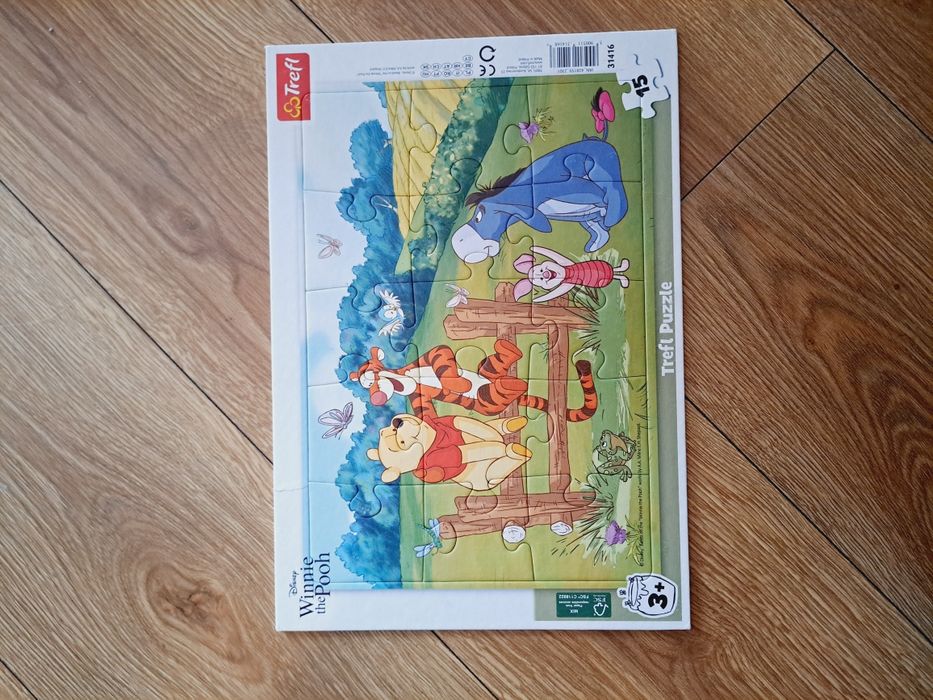 Puzzle Kubuś Puchatek 15 elementów trefl