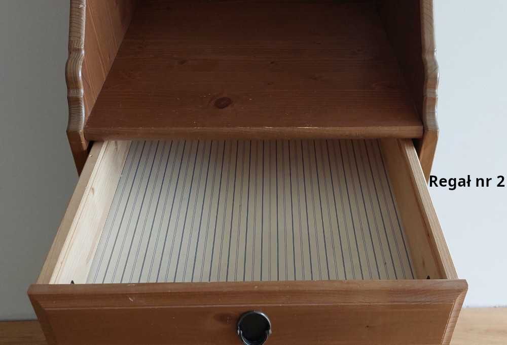 Regał drewniany szafka drewniana Ikea Leksvik lite drewno