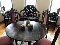 Conjunto - Mesa e 4 cadeiras antiguidade
