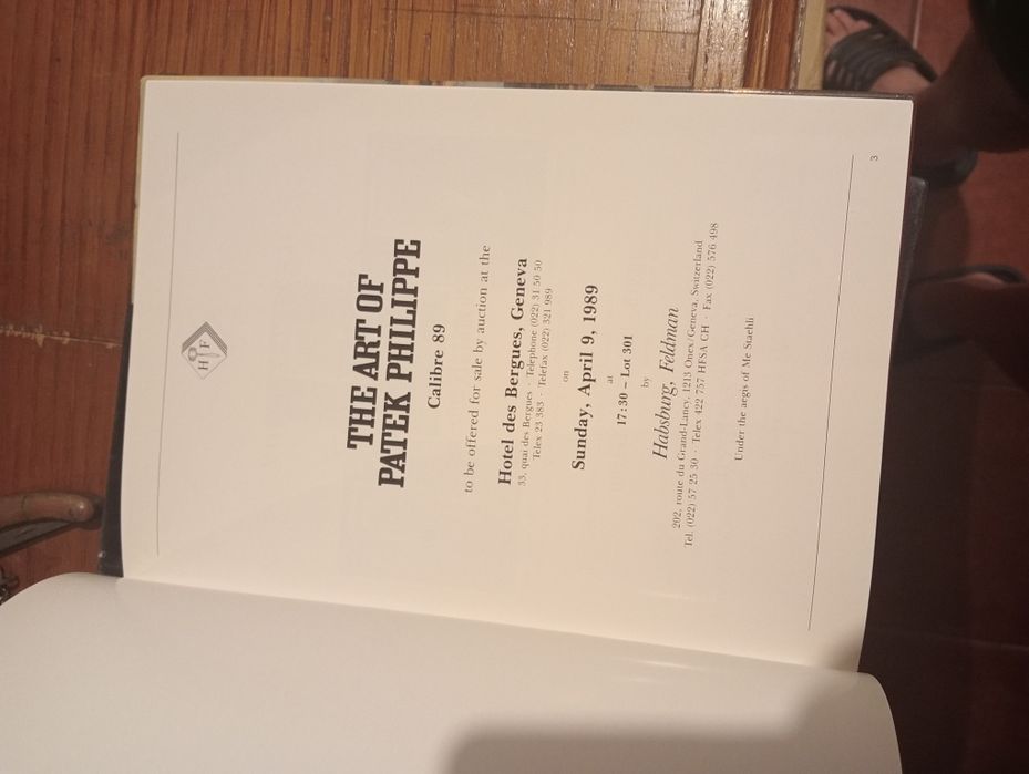 Catálogos Patek Philippe