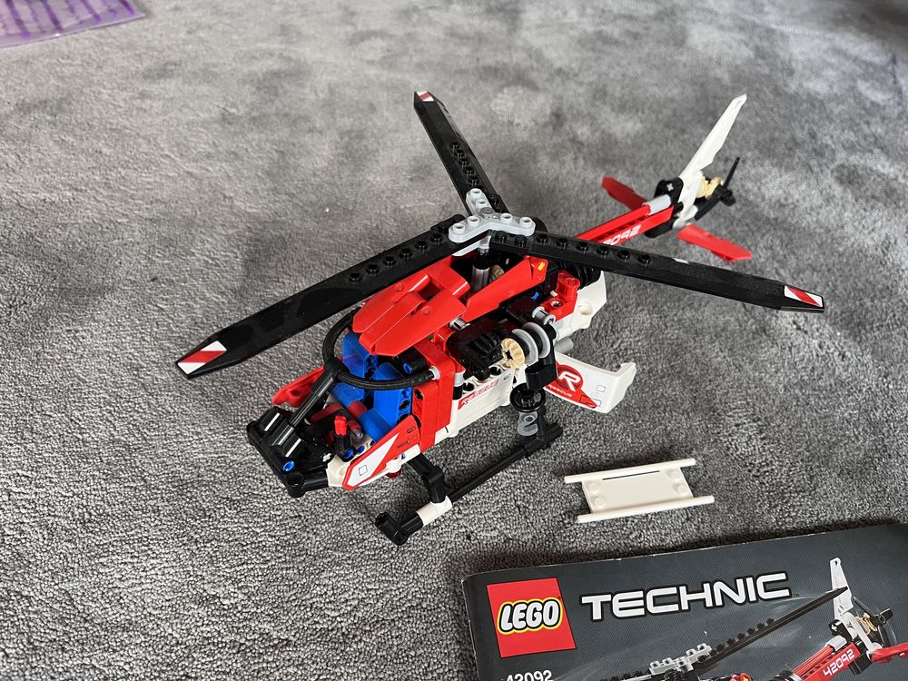 Lego Technic 42092 Helikopter ratunkowy instrukcja