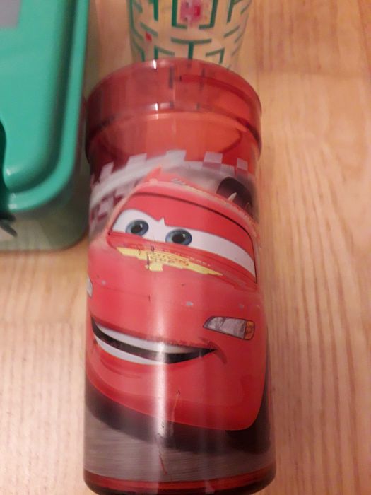 Śniadaniówka, bidon i kubek Cars