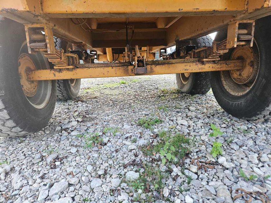 Przyczepa tandem wywrotka, skorupowa