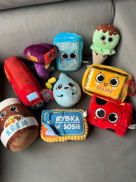 maskotka Biedronka Gang Biedroniaków Produkciakow pluszaków 9 sztuk