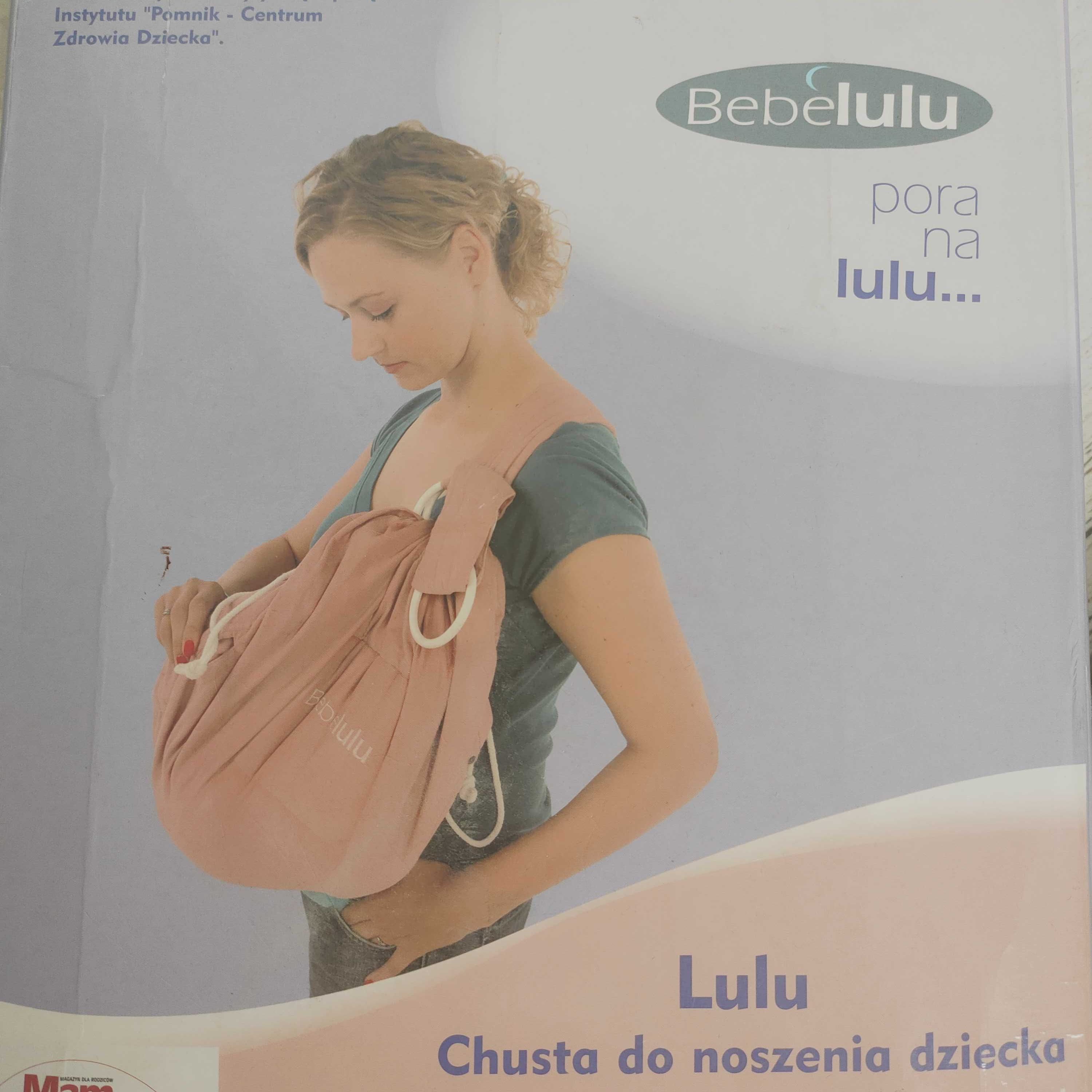 BEBE LULU sztruksowa chusta do noszenia dziecka, kołyska,porządna