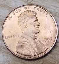 One cent 1997 перевёртыш