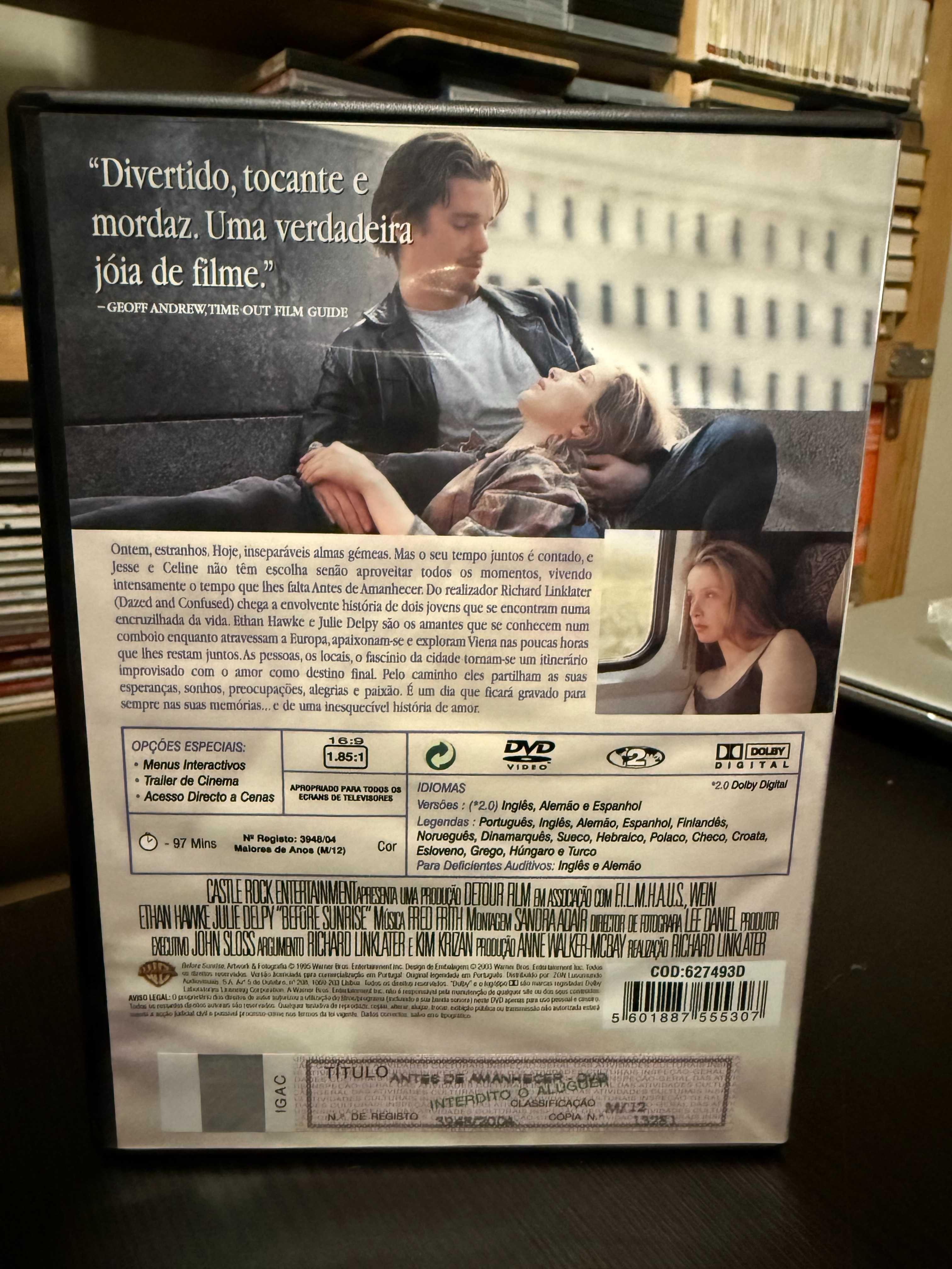 Richard Linklater – Before Sunrise (Antes de Amanhecer)