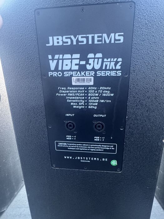 4 x Colunas Passivas - JB Systems VIBE-30 MK2