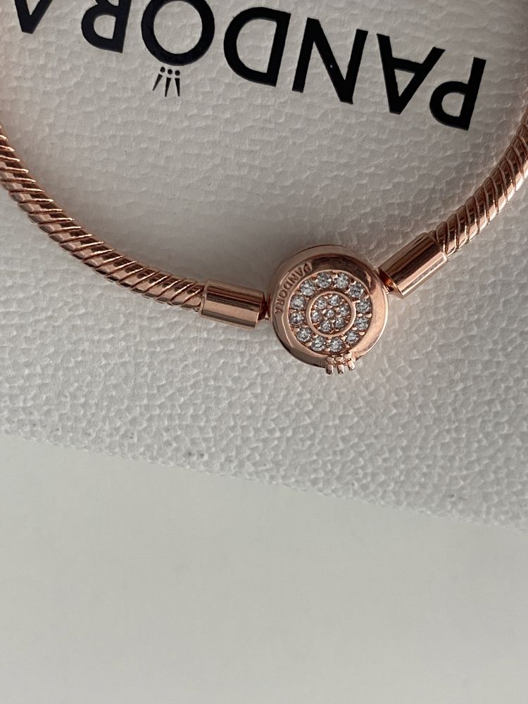 Bransoletka pandora rose gold