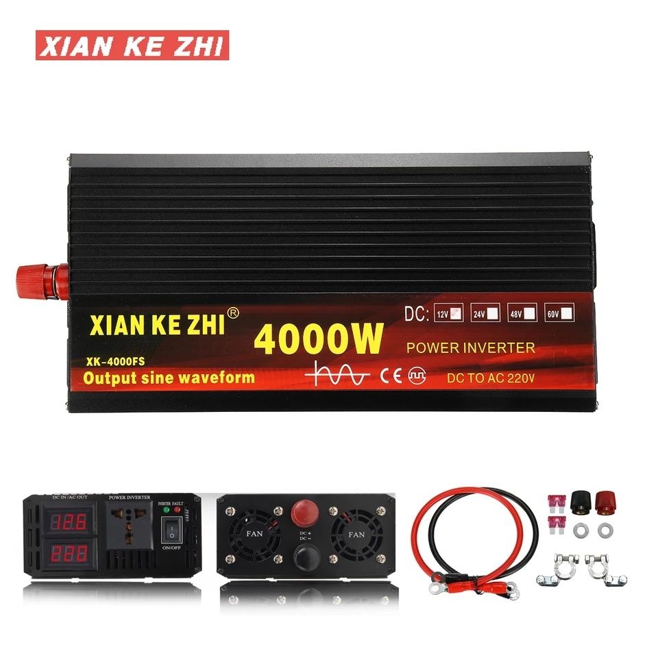 Inversor onda pura 2000 a 8000W.  Disponíveis com e sem comando.