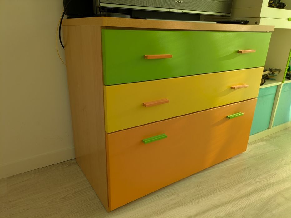 Mobília de quarto de criança com cama dupla