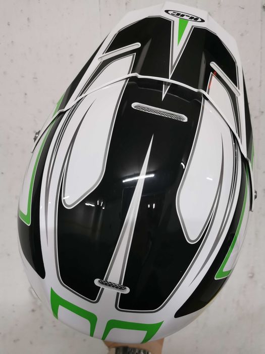 Capacete cross / Enduro HJC FG-X Hammer Verde ( S ) ( NOVO )