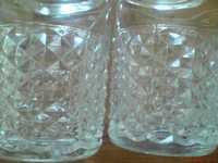 Szklanki do Drinków zdobione od zewn i od wewn 8,5x7 cm prawieNOWE