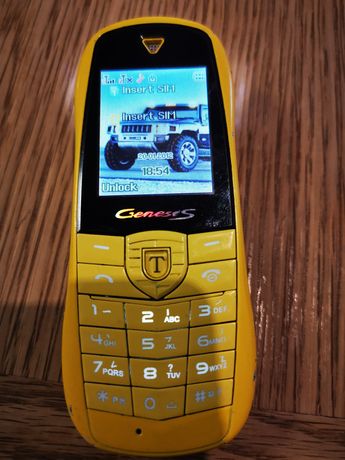 Telefon Genesis 2 karty sim sprawny bez kabla i ładowarki