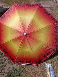 Пляжна парасолька зонт з нахилом