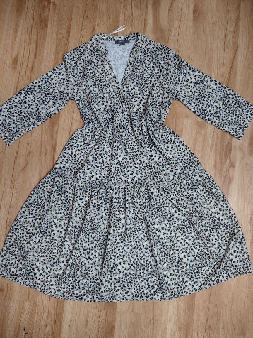 Sukienka w panterkę firmy Primark, rozmiar 38
