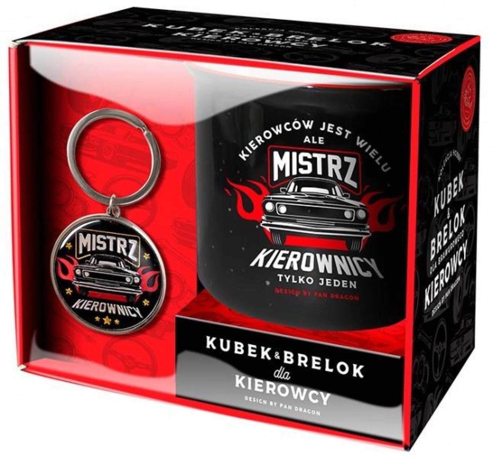 Zestaw kubek + brelok Hobby-Kierowca Rok wydania: 2021, oprawa: pudeł