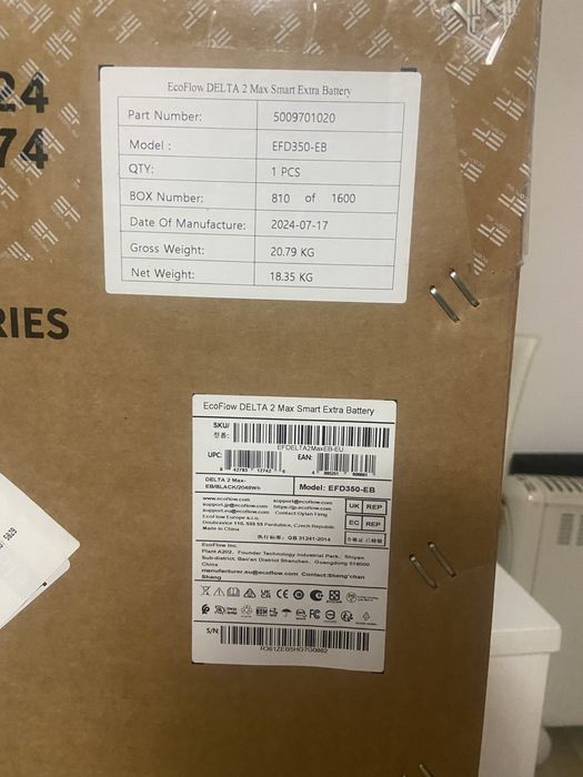 Bateria Extra Portátil Delta 2 Ecoflow