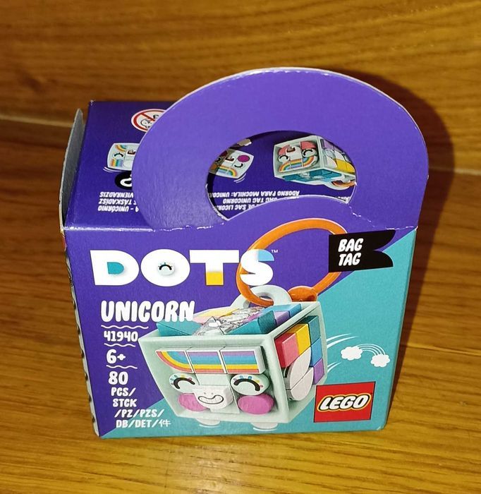 LEGO Dots Zawieszka z jednorożcem 41940 nowa Unicorn
