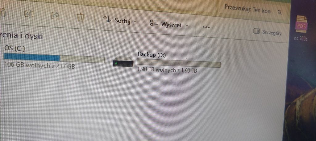 Przenośny dysk SSD 2TB USB 3.0 Typu C