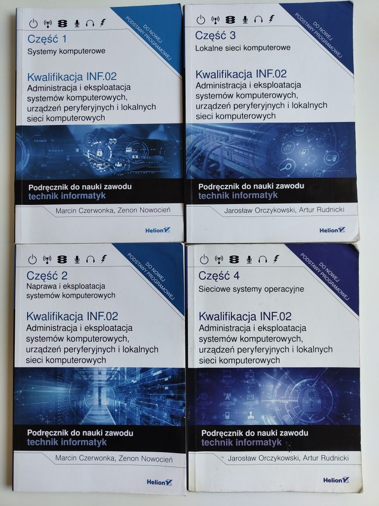 Podręczniki Technik informatyk Kwalifikacja INF.02