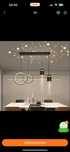 Nowoczesna lampa led żyrandol