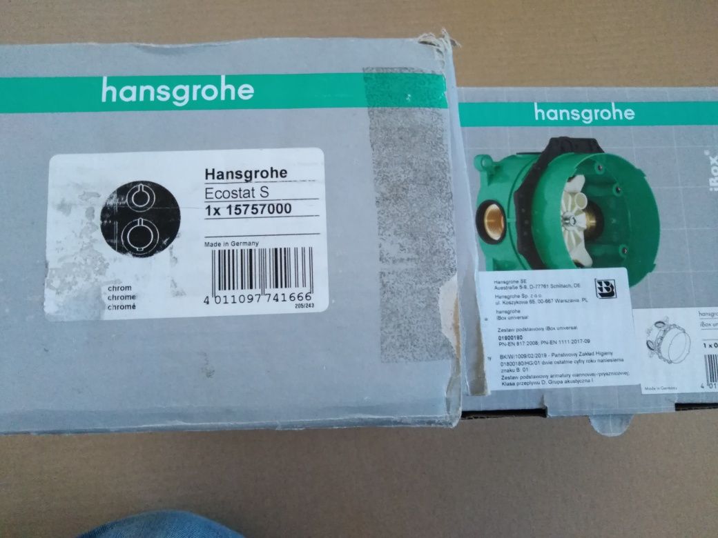 Zestaw podtynkowy Hansgrohe Ecostat S + i Box uniwersalny