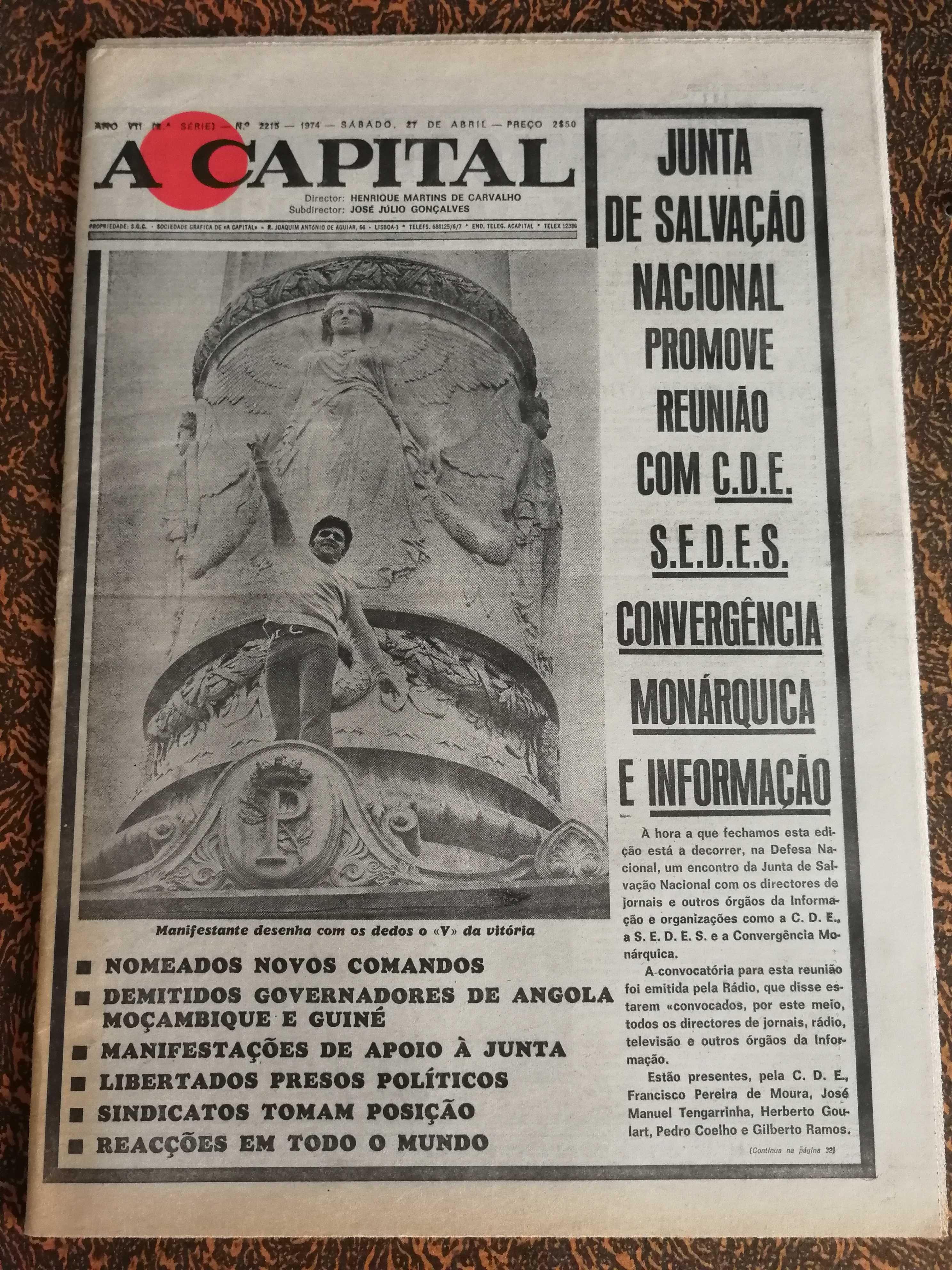 A Capital  25 de abril de 1974