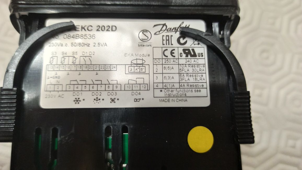 Controlador DANFOSS EKC 202D - 084B8536