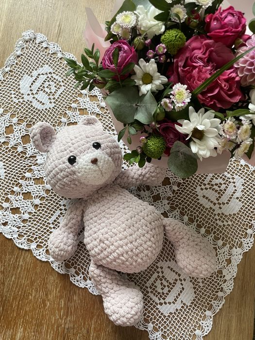 Комплект шапочка и варежки рукавички для новорожденных