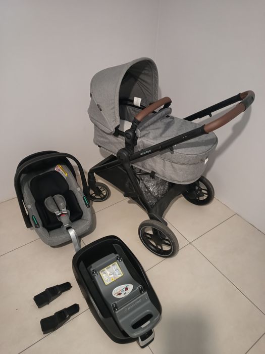 Wózek 3w1 Maxi Cosi Zelia S + baza ISOFIX