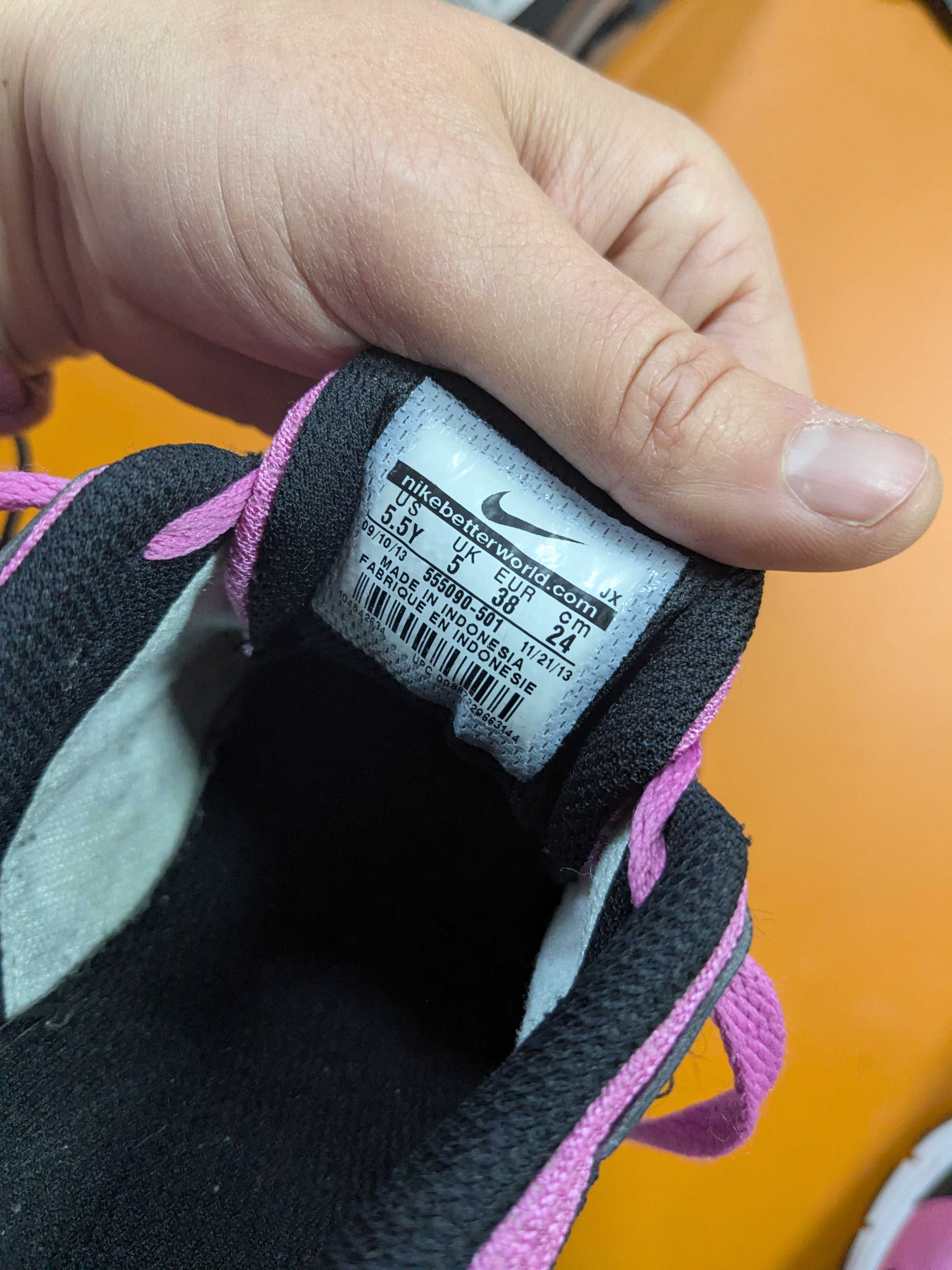Nike revolution 2 sneakersy różowo czarne rozm. 38