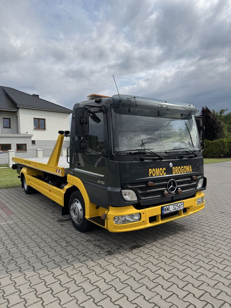 Mercedes Atego 816 Pomoc Drogowa Autolaweta Platforma klima