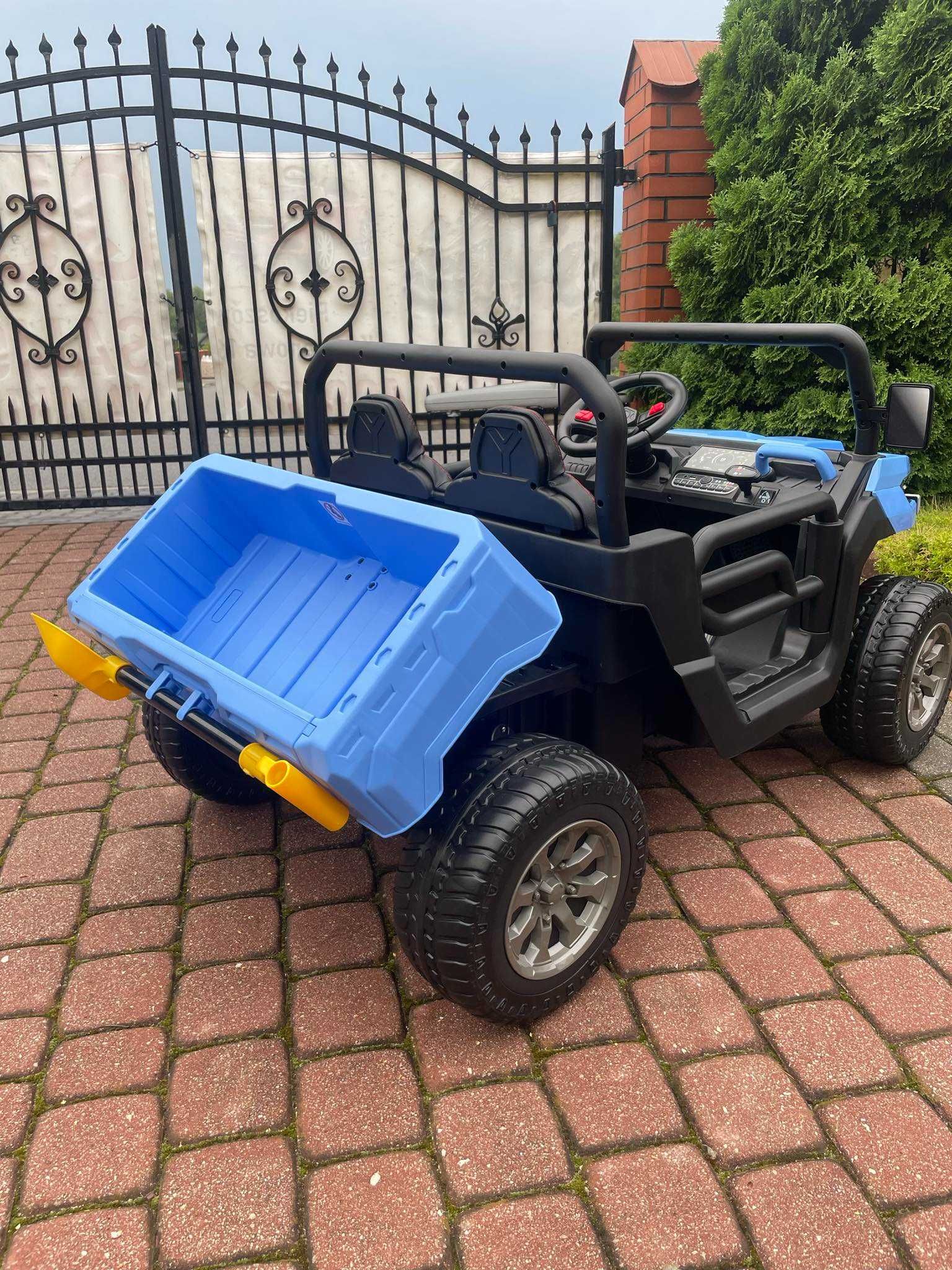 Ciężarówka na akumulator Auto Wywrotka 4×4 EVA USB elektryczny kiper