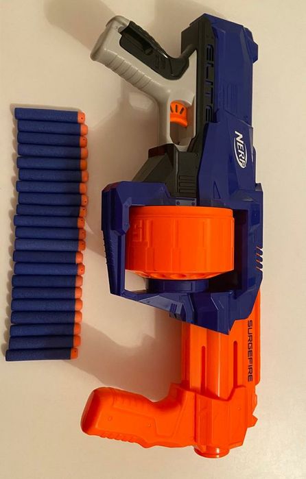 Pistolas nerf com balas