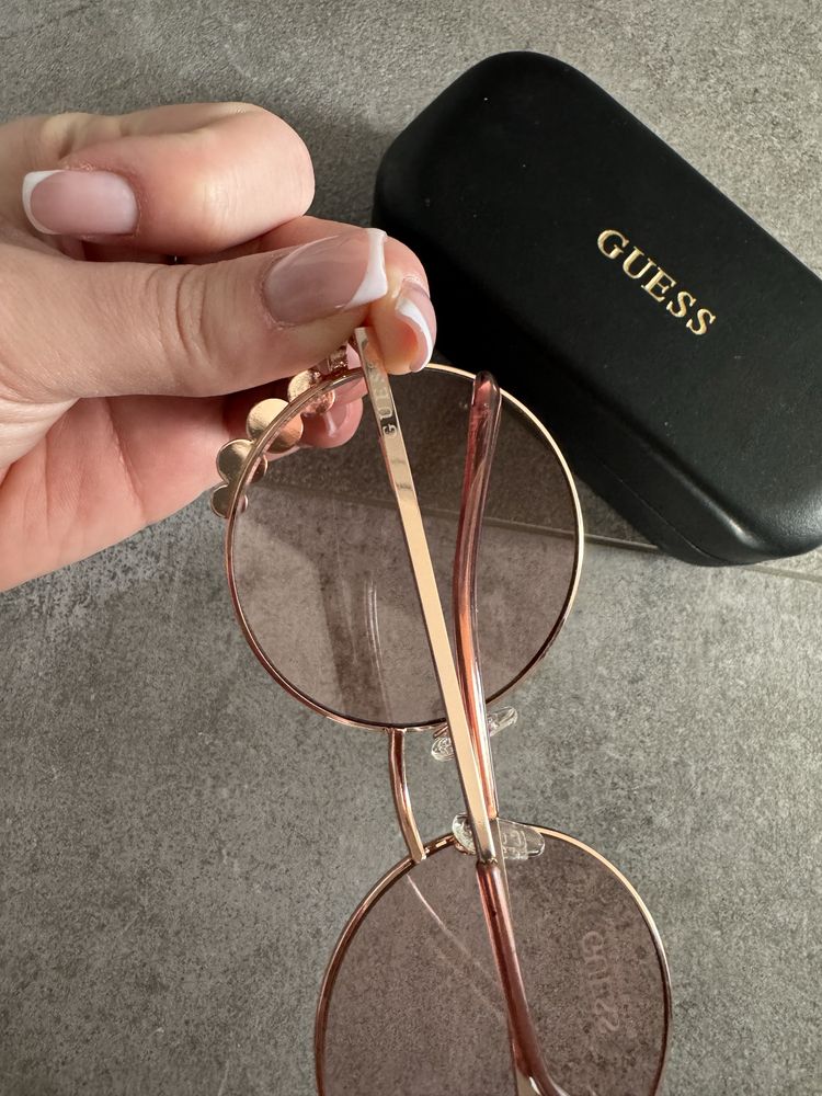 Nowe okragle okulary przeciwsloneczne guess oryginalne!