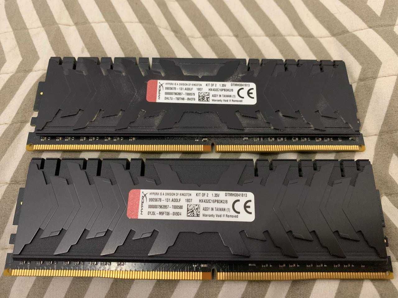 Pamięć RAM HyperX 8GB 3200MHz Predator CL16 Black (2x4096)