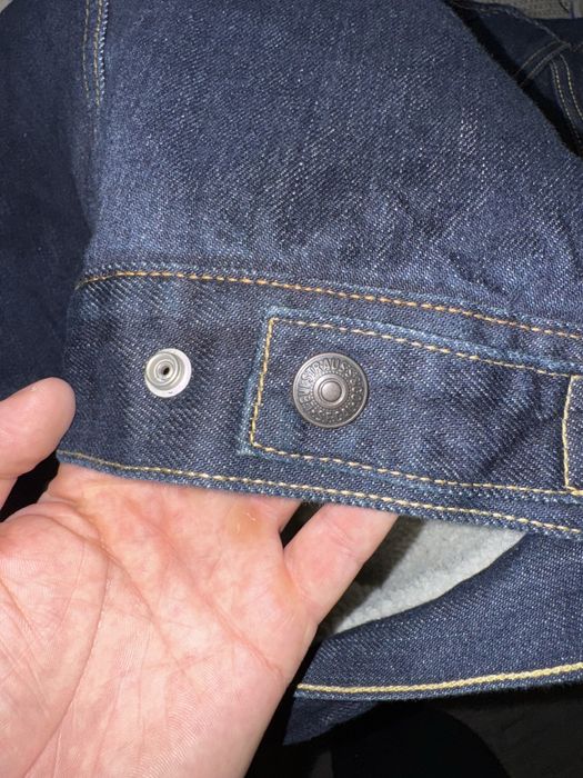 Курточка шерпа Levis джинсовая Xl