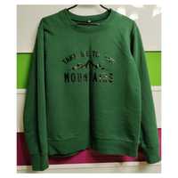 Zielona bluza "Take me to the mountains" "Zabierz mnie w góry" 38 M