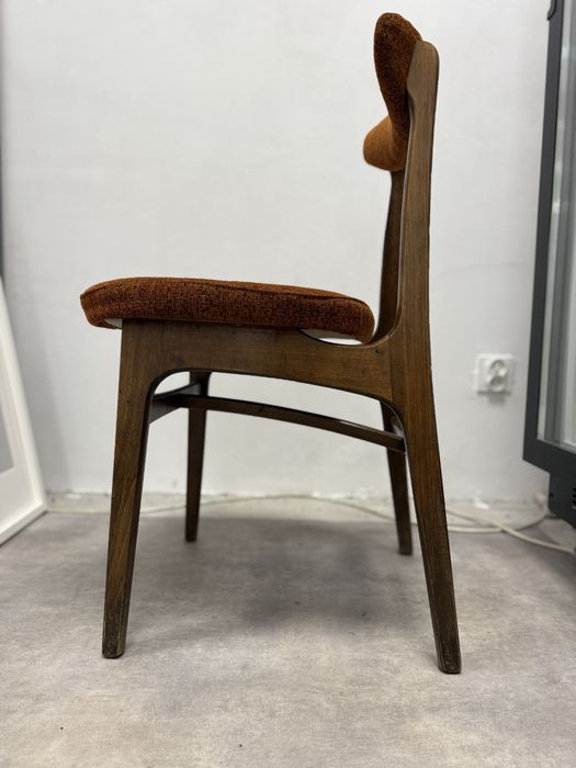 Krzesła „Hałas” (lata 60, Rajmund Hałas) komplet 5 szt, stan bdb, Łodź