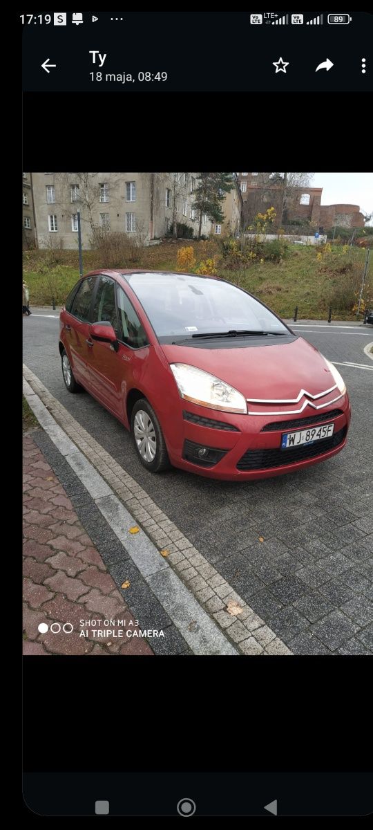 Citroen C4 Picasso 1.6 , Automat ,           5 osobowy