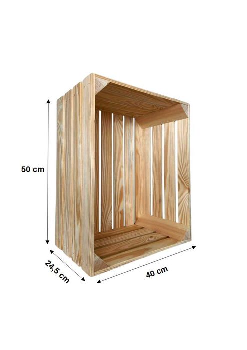 Drewniana skrzynka, idealna do domu, ogrodu i sklepu!