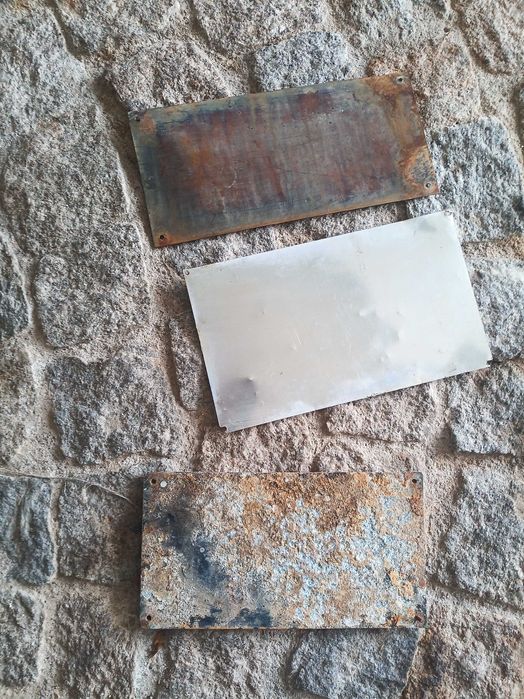 Chapas máquinas antigas