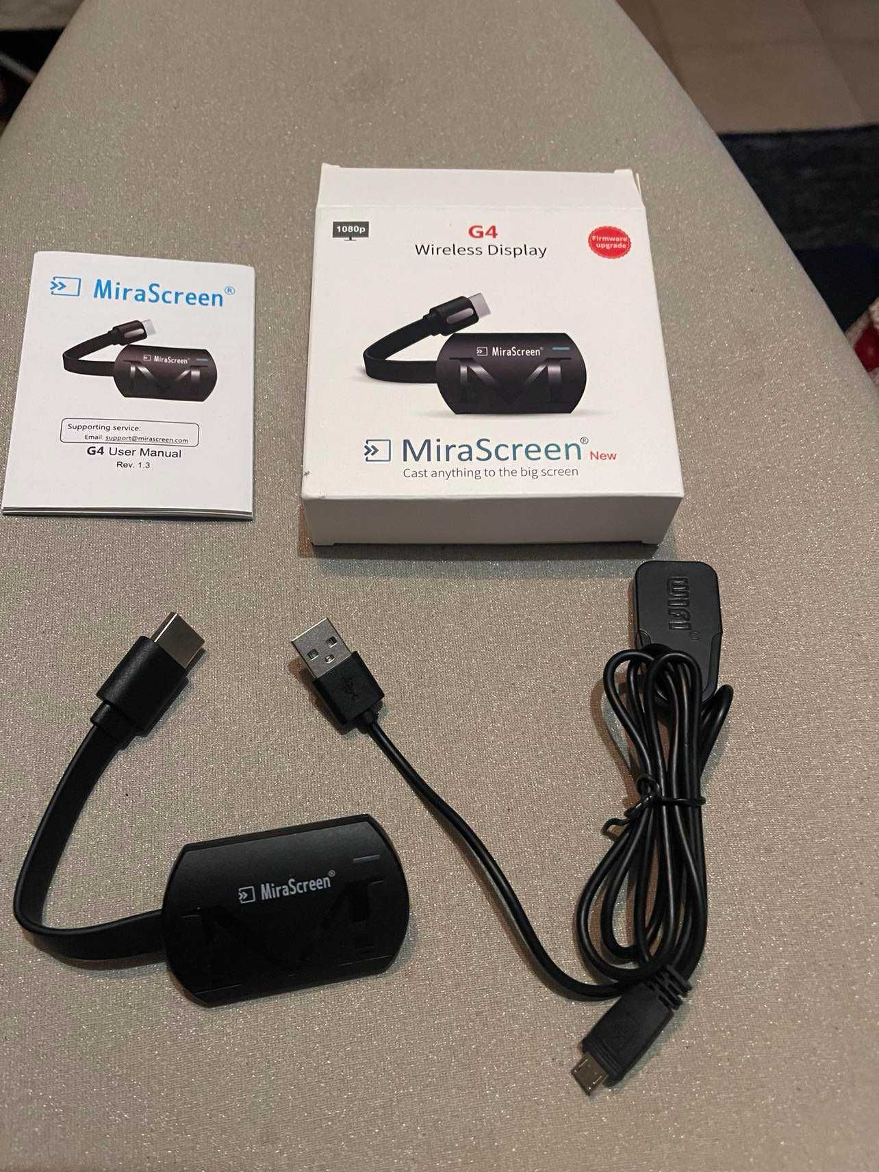 MiraScreen G4 2.4G Adaptador HDMI sem fio