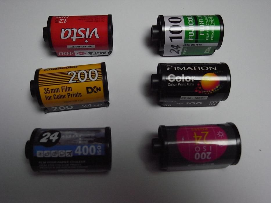 100 cápsulas rolos fotografia aleatórias