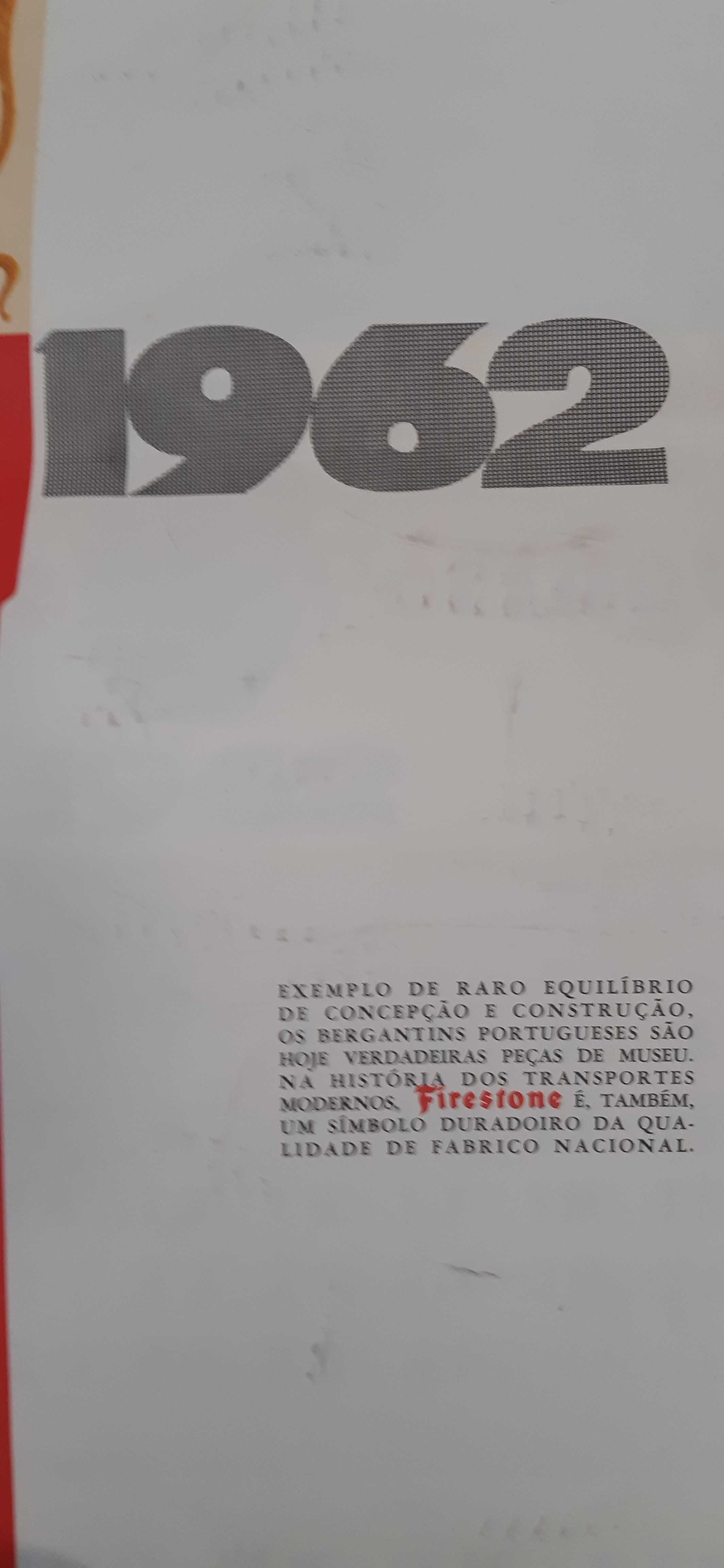 Calendário Firestone 1962, de grandes dimensões