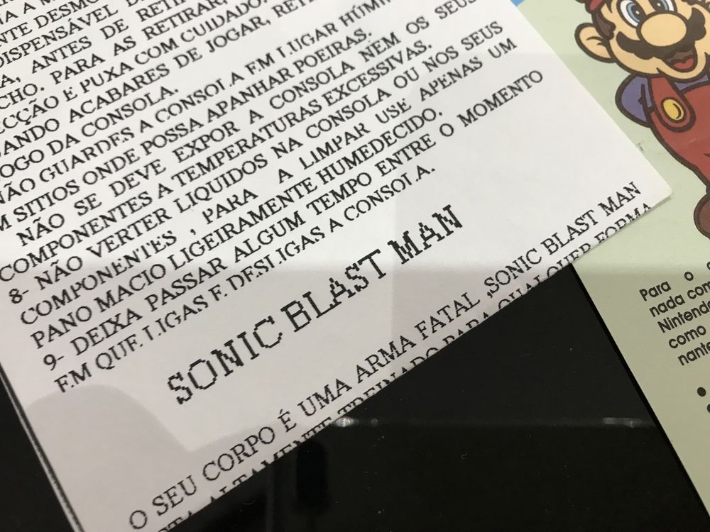 Sonic Blast Man Super Nintendo (snes)