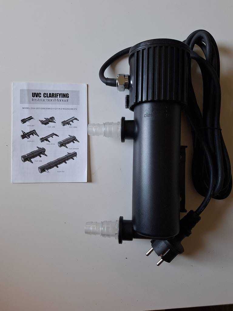 Akcesoria akwarystyczne - komplet do akwarium + skimmer i lampa UV